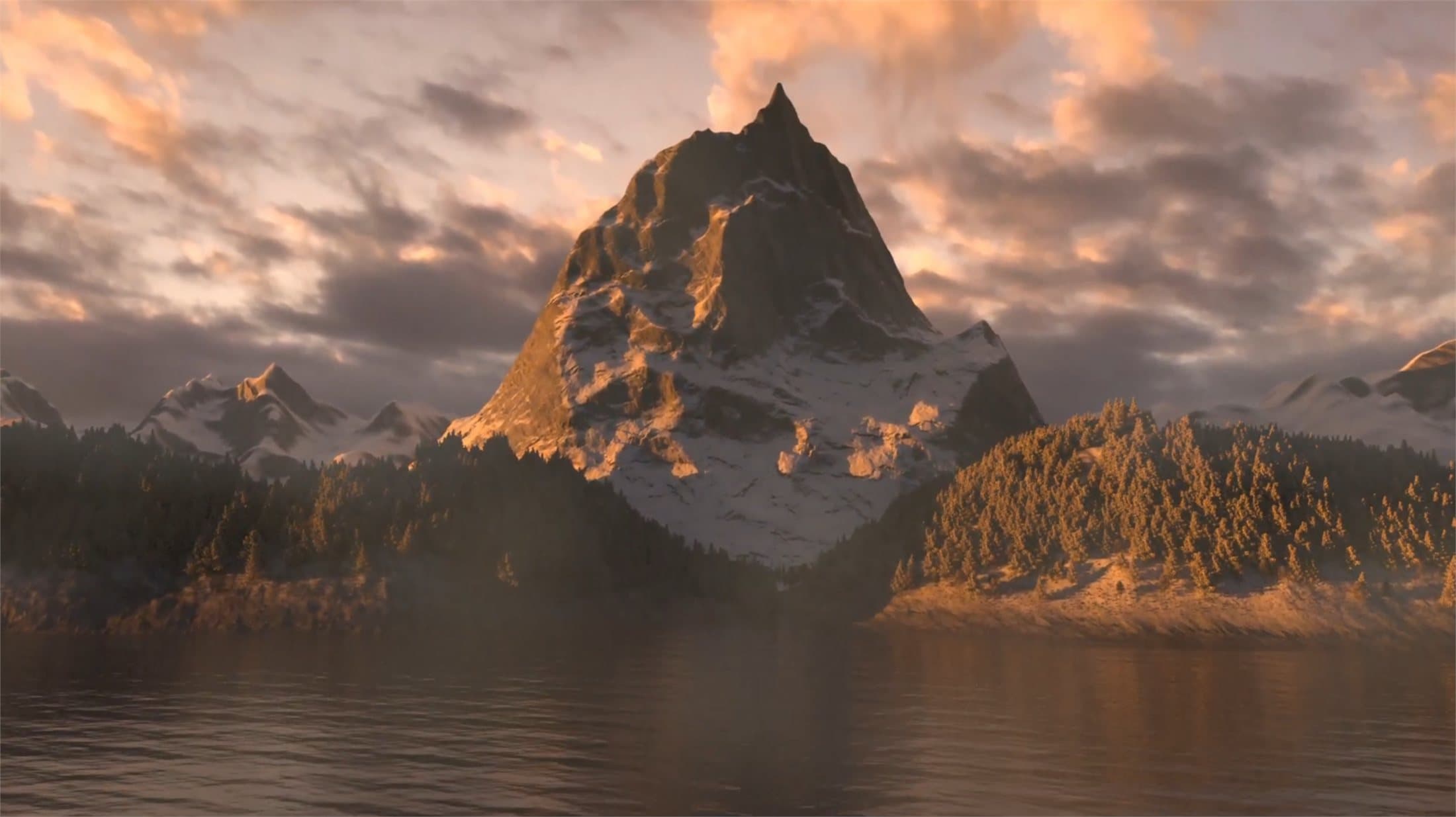 Mountain — Blender & Nuke portfolio piece by Sandra Madrazo